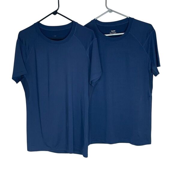 Niksa Men's Compression Shirts 2 Pack Short Sleeve Athletic Compression Tops Coo - Picture 1 of 8
